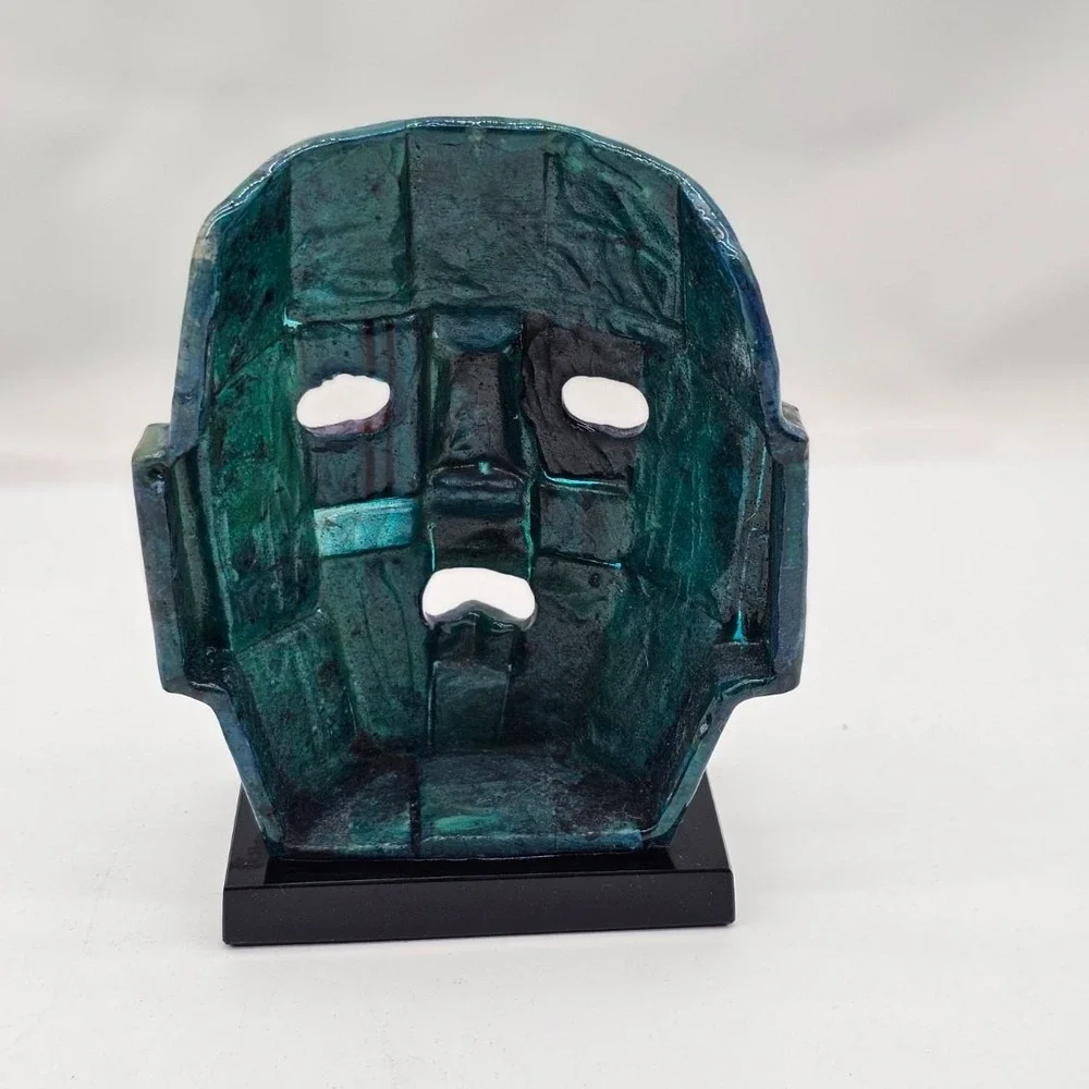 Vintage Multi Color Mask On Black Base